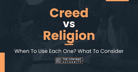 creed vs religion meaning.